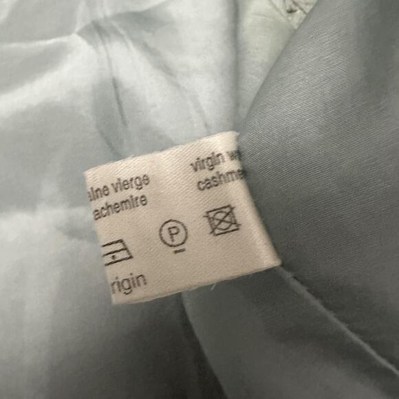 Akris Blazer Womens 6 Gray Plaid Wool Cashmere Four Button Jacket Workwear - Picture 12 of 16